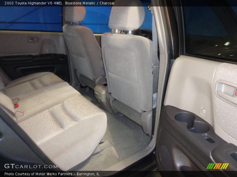 Bluestone Metallic / Charcoal 2003 Toyota Highlander V6 4WD