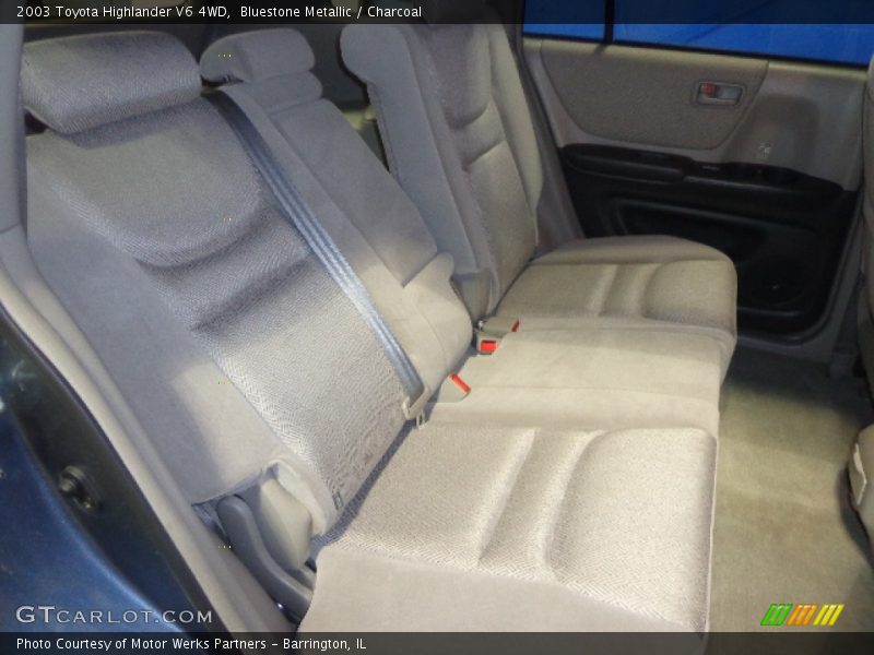 Bluestone Metallic / Charcoal 2003 Toyota Highlander V6 4WD