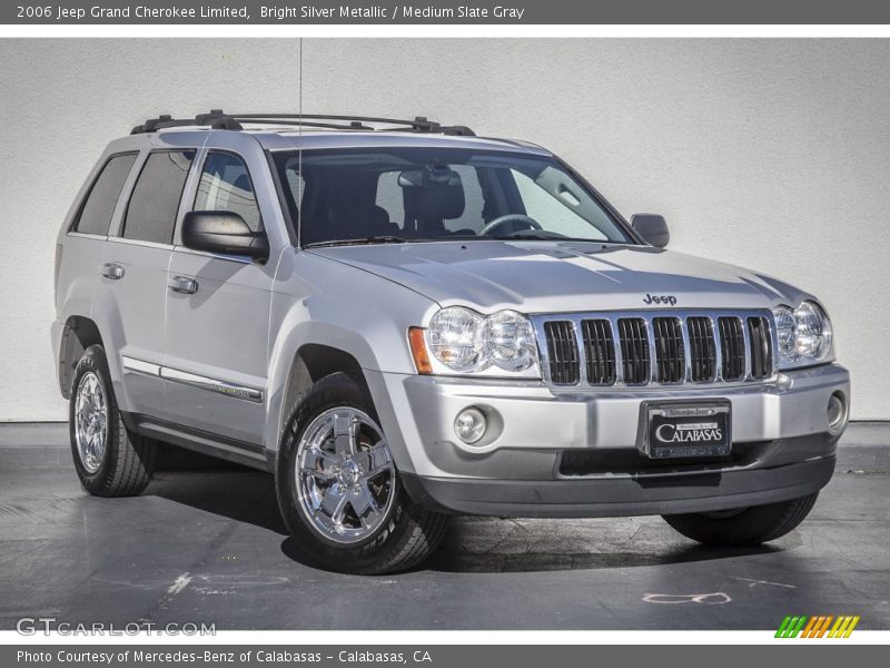 Bright Silver Metallic / Medium Slate Gray 2006 Jeep Grand Cherokee Limited