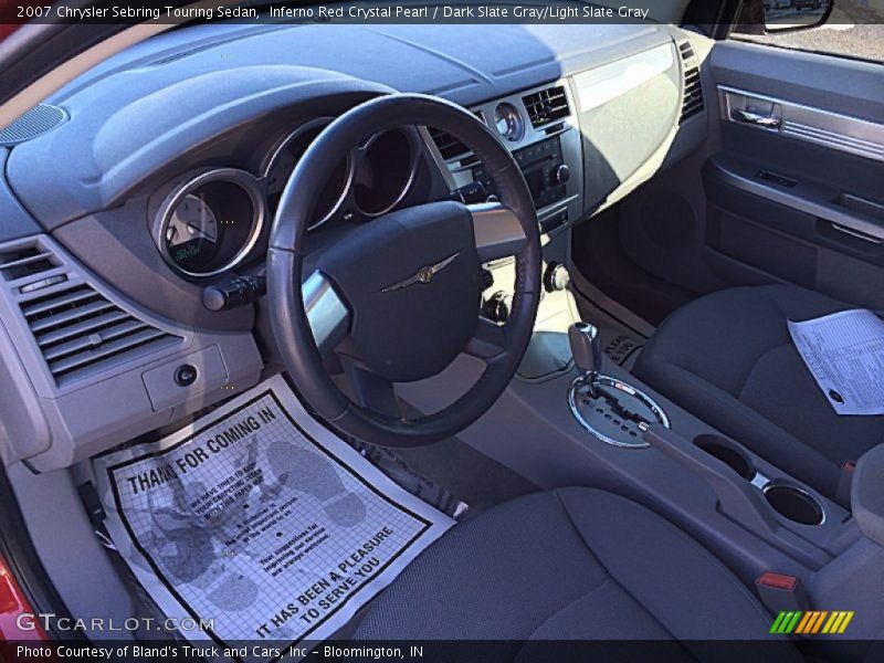 Inferno Red Crystal Pearl / Dark Slate Gray/Light Slate Gray 2007 Chrysler Sebring Touring Sedan