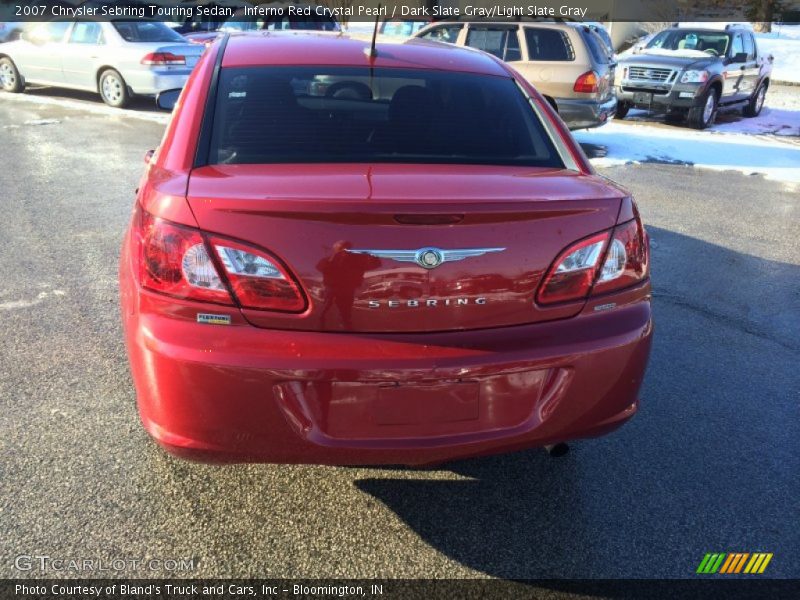 Inferno Red Crystal Pearl / Dark Slate Gray/Light Slate Gray 2007 Chrysler Sebring Touring Sedan