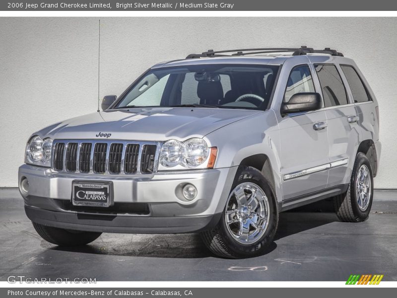 Bright Silver Metallic / Medium Slate Gray 2006 Jeep Grand Cherokee Limited