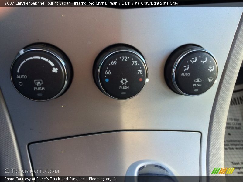 Inferno Red Crystal Pearl / Dark Slate Gray/Light Slate Gray 2007 Chrysler Sebring Touring Sedan