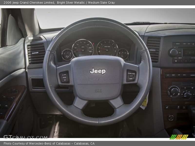 Bright Silver Metallic / Medium Slate Gray 2006 Jeep Grand Cherokee Limited