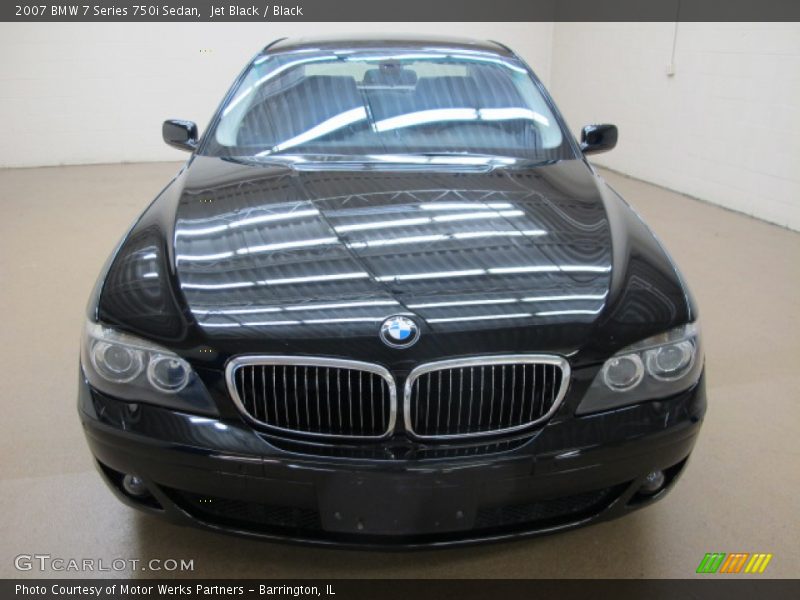 Jet Black / Black 2007 BMW 7 Series 750i Sedan