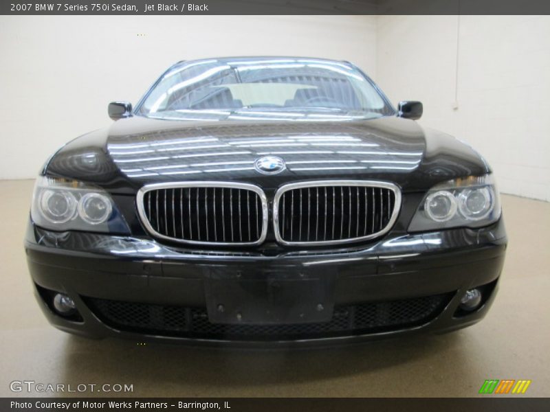 Jet Black / Black 2007 BMW 7 Series 750i Sedan