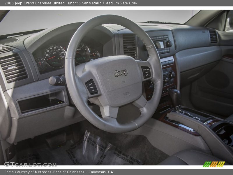 Bright Silver Metallic / Medium Slate Gray 2006 Jeep Grand Cherokee Limited