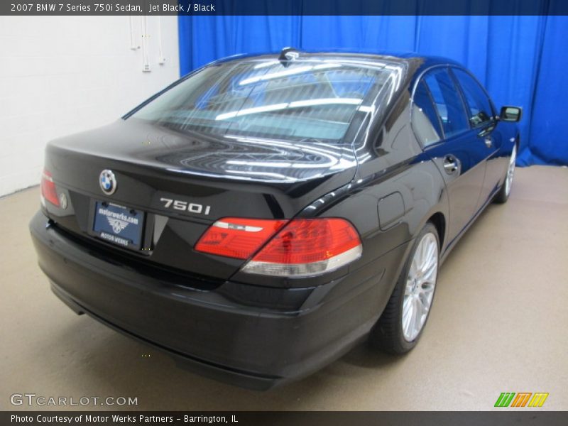 Jet Black / Black 2007 BMW 7 Series 750i Sedan