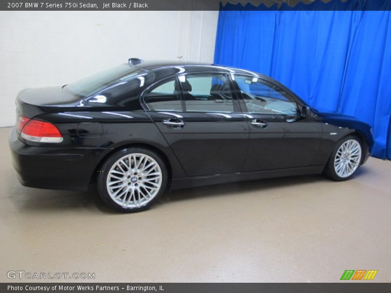 Jet Black / Black 2007 BMW 7 Series 750i Sedan