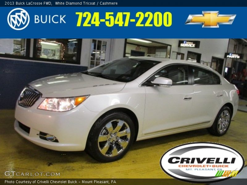 White Diamond Tricoat / Cashmere 2013 Buick LaCrosse FWD
