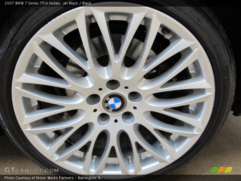 Jet Black / Black 2007 BMW 7 Series 750i Sedan