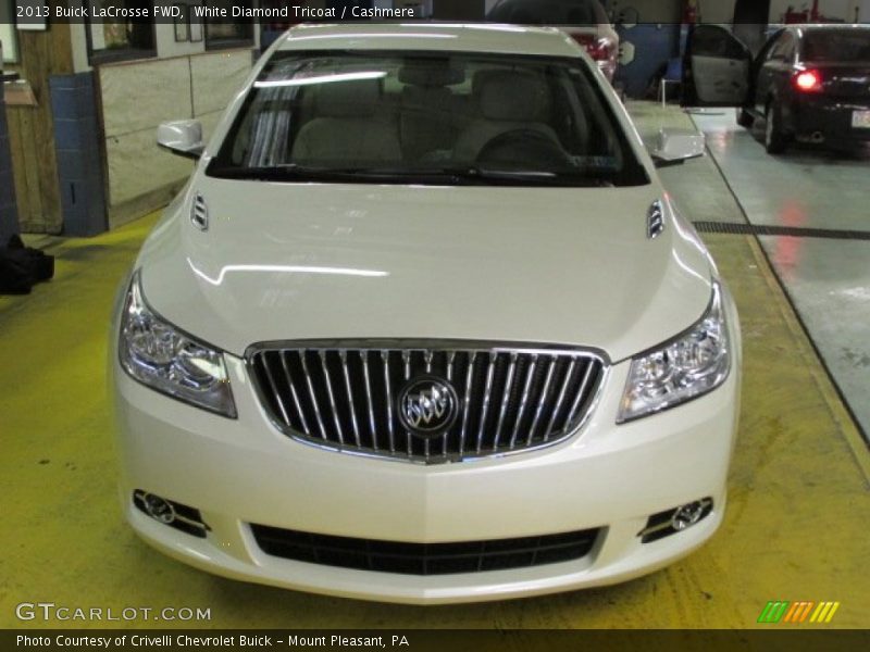 White Diamond Tricoat / Cashmere 2013 Buick LaCrosse FWD