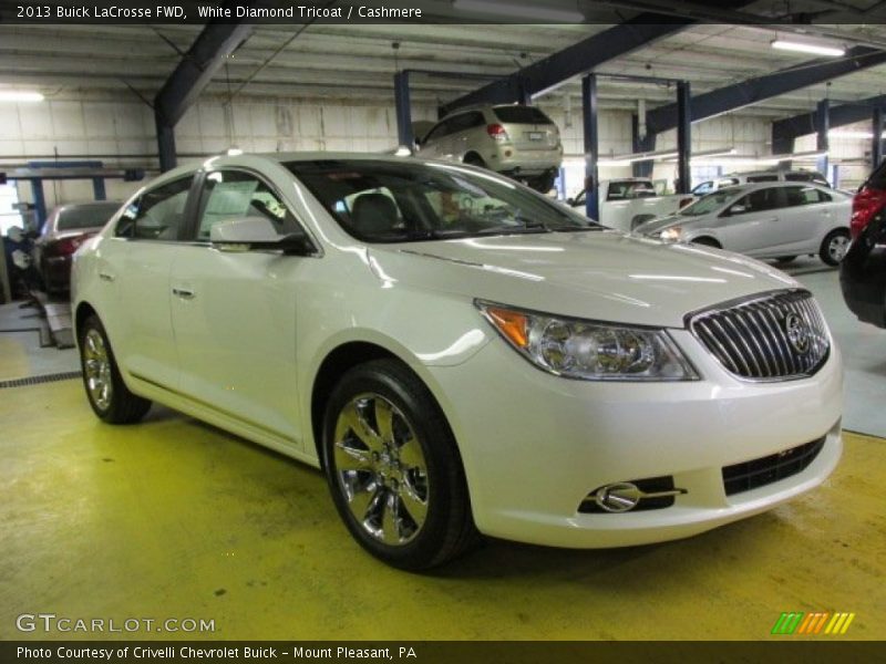 White Diamond Tricoat / Cashmere 2013 Buick LaCrosse FWD