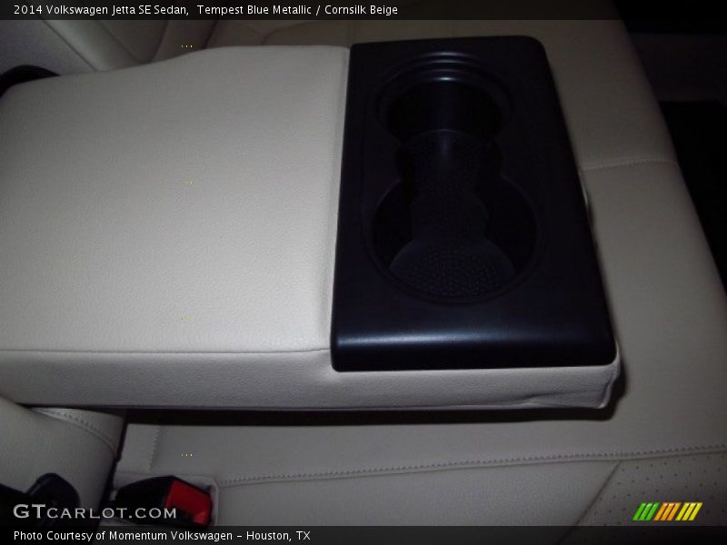 Tempest Blue Metallic / Cornsilk Beige 2014 Volkswagen Jetta SE Sedan