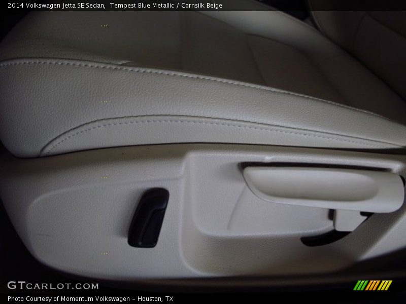 Tempest Blue Metallic / Cornsilk Beige 2014 Volkswagen Jetta SE Sedan