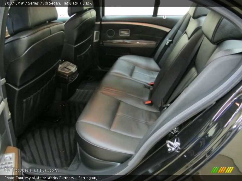 Jet Black / Black 2007 BMW 7 Series 750i Sedan
