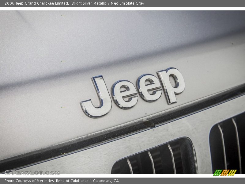 Bright Silver Metallic / Medium Slate Gray 2006 Jeep Grand Cherokee Limited