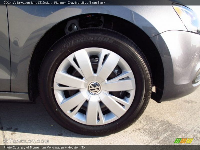 Platinum Gray Metallic / Titan Black 2014 Volkswagen Jetta SE Sedan