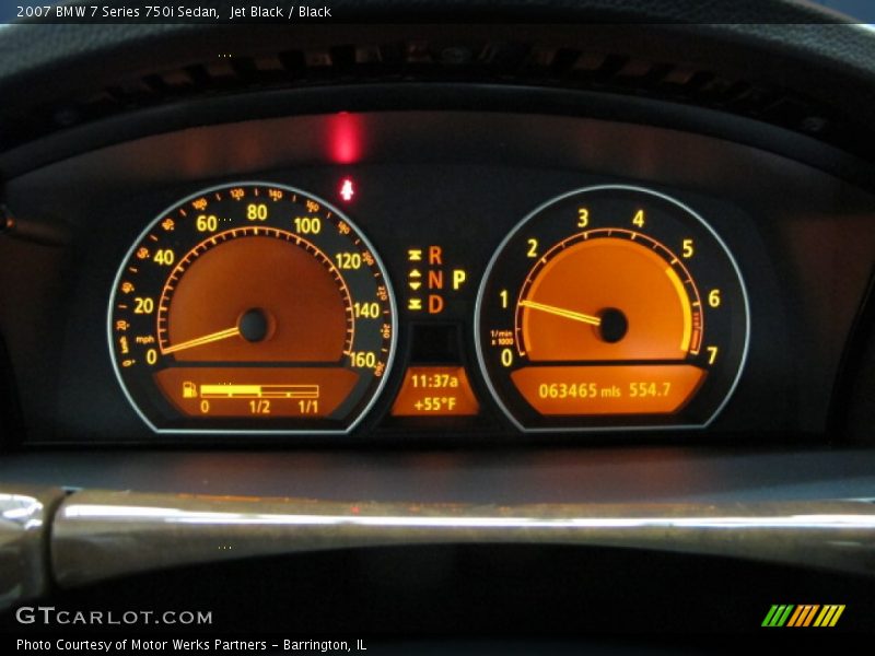 Jet Black / Black 2007 BMW 7 Series 750i Sedan