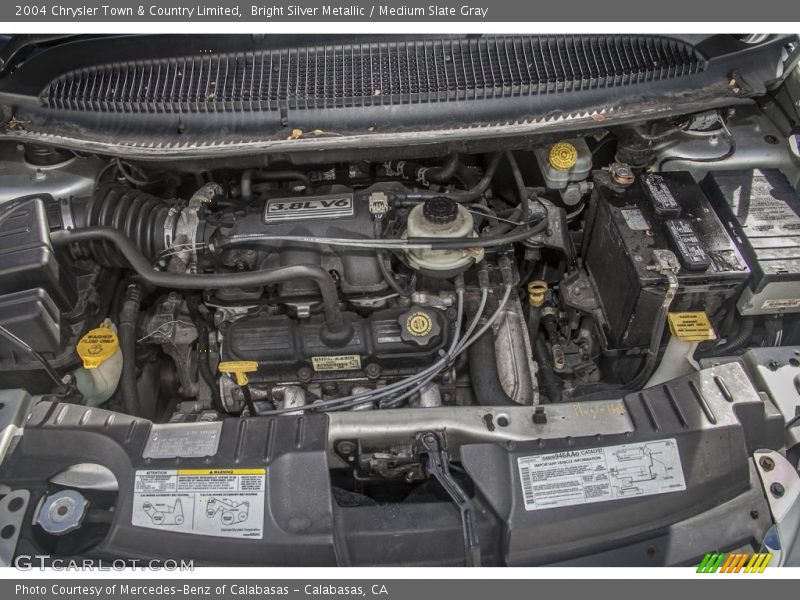 Bright Silver Metallic / Medium Slate Gray 2004 Chrysler Town & Country Limited