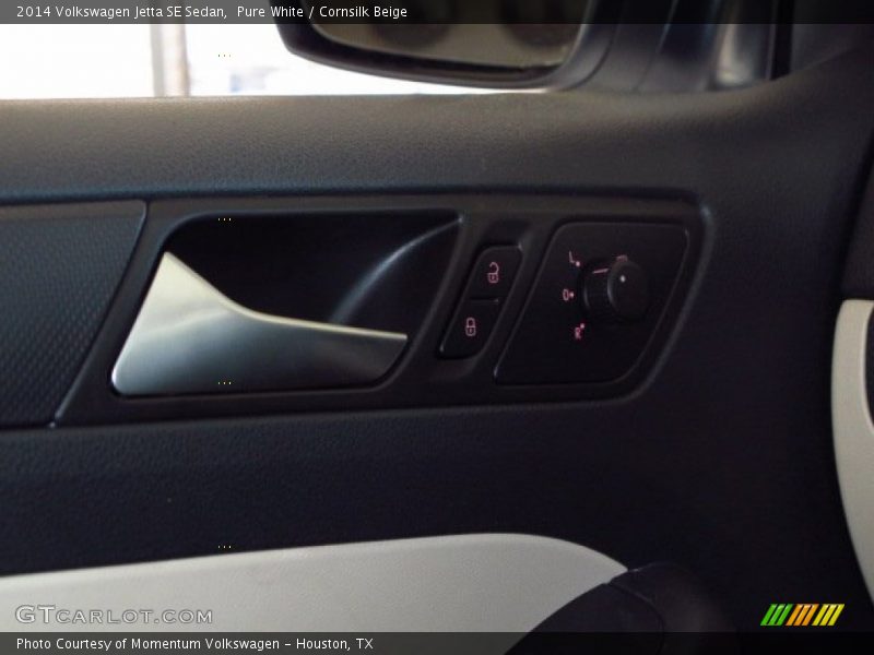Pure White / Cornsilk Beige 2014 Volkswagen Jetta SE Sedan