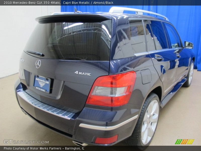 Capri Blue Metallic / Almond/Black 2010 Mercedes-Benz GLK 350 4Matic