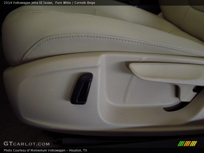 Pure White / Cornsilk Beige 2014 Volkswagen Jetta SE Sedan