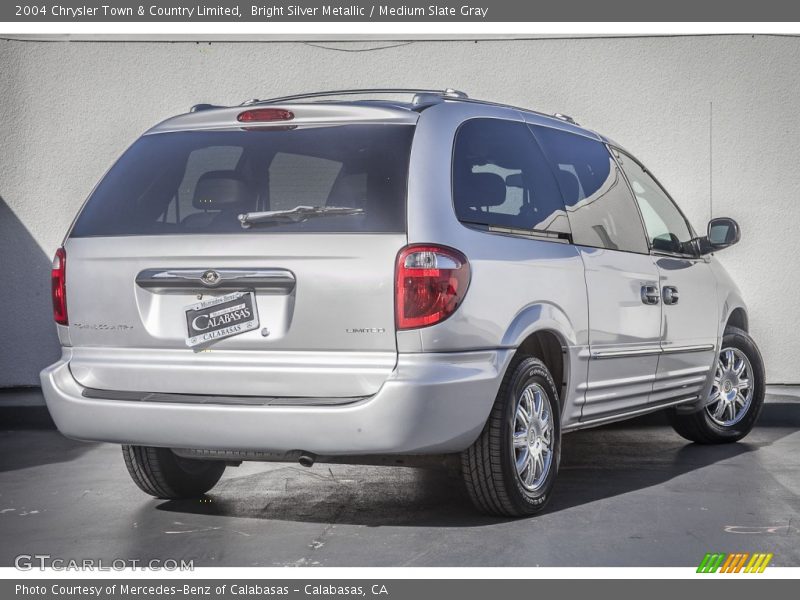 Bright Silver Metallic / Medium Slate Gray 2004 Chrysler Town & Country Limited