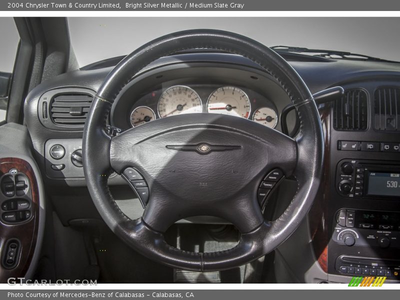 Bright Silver Metallic / Medium Slate Gray 2004 Chrysler Town & Country Limited