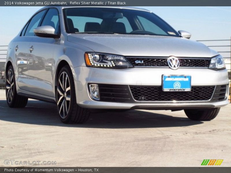Reflex Silver Metallic / Titan Black 2014 Volkswagen Jetta GLI Autobahn