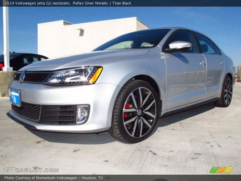 Reflex Silver Metallic / Titan Black 2014 Volkswagen Jetta GLI Autobahn