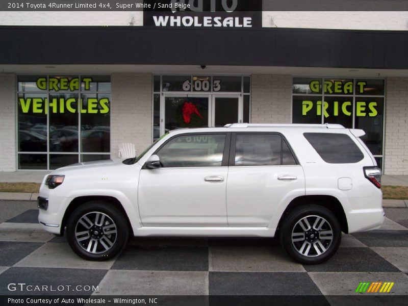 Super White / Sand Beige 2014 Toyota 4Runner Limited 4x4