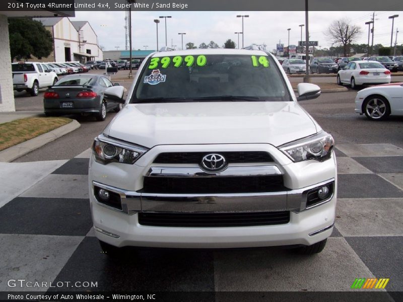 Super White / Sand Beige 2014 Toyota 4Runner Limited 4x4