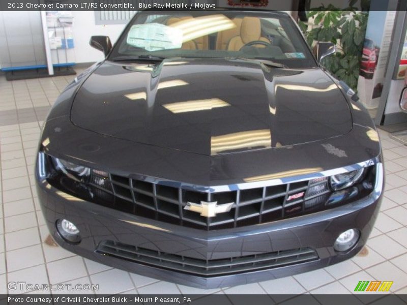 Blue Ray Metallic / Mojave 2013 Chevrolet Camaro LT/RS Convertible