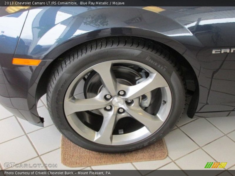 Blue Ray Metallic / Mojave 2013 Chevrolet Camaro LT/RS Convertible