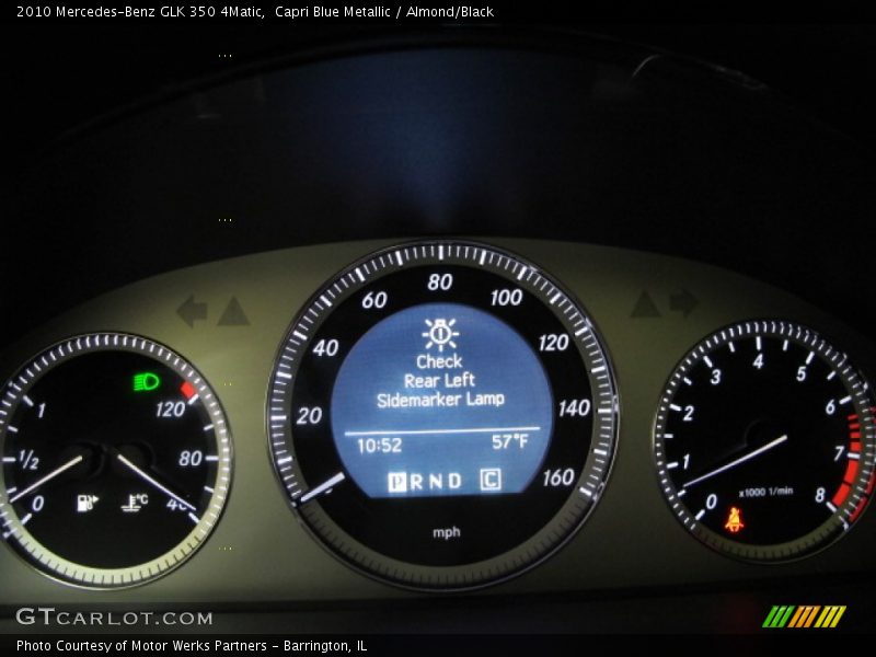 Capri Blue Metallic / Almond/Black 2010 Mercedes-Benz GLK 350 4Matic