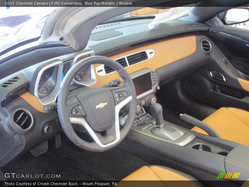 Blue Ray Metallic / Mojave 2013 Chevrolet Camaro LT/RS Convertible