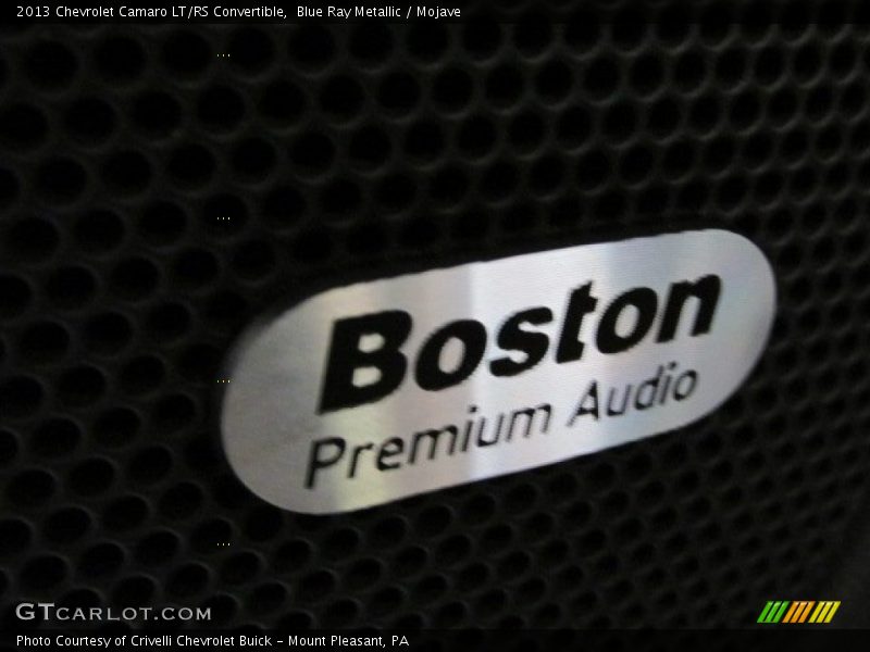 Blue Ray Metallic / Mojave 2013 Chevrolet Camaro LT/RS Convertible