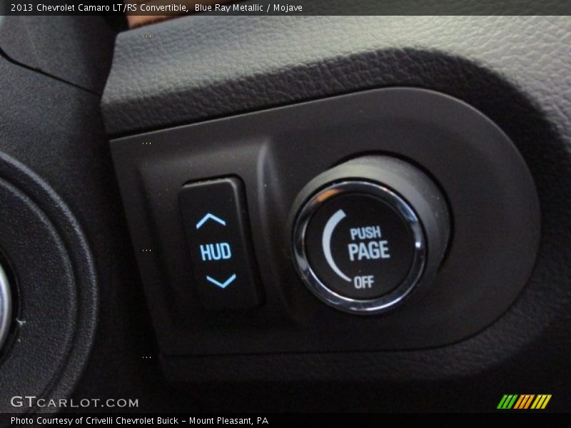 Blue Ray Metallic / Mojave 2013 Chevrolet Camaro LT/RS Convertible