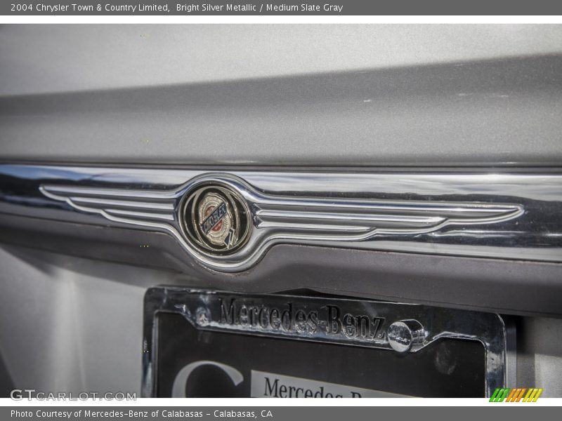 Bright Silver Metallic / Medium Slate Gray 2004 Chrysler Town & Country Limited