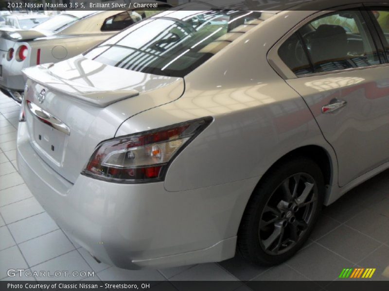 Brilliant Silver / Charcoal 2012 Nissan Maxima 3.5 S