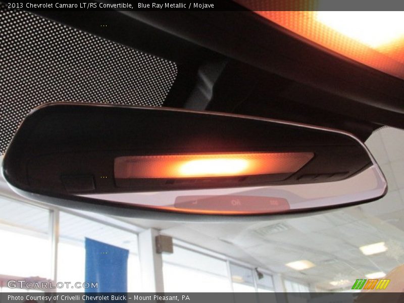 Blue Ray Metallic / Mojave 2013 Chevrolet Camaro LT/RS Convertible