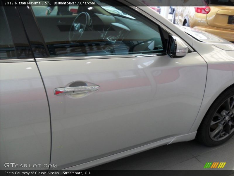 Brilliant Silver / Charcoal 2012 Nissan Maxima 3.5 S