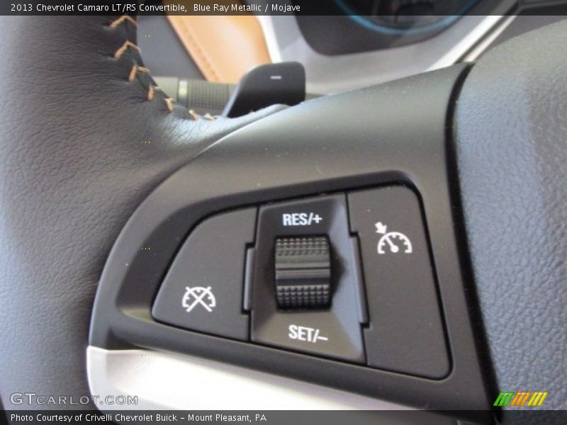 Blue Ray Metallic / Mojave 2013 Chevrolet Camaro LT/RS Convertible