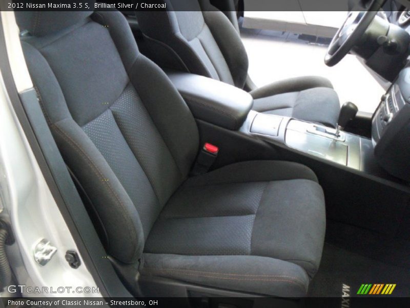 Brilliant Silver / Charcoal 2012 Nissan Maxima 3.5 S