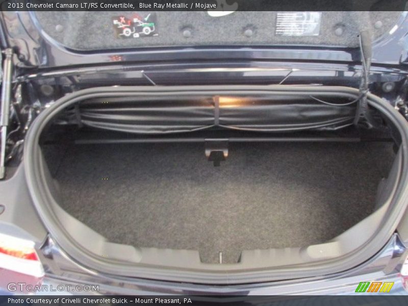 Blue Ray Metallic / Mojave 2013 Chevrolet Camaro LT/RS Convertible