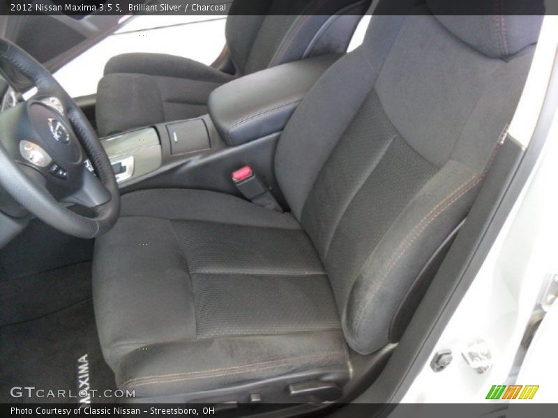 Brilliant Silver / Charcoal 2012 Nissan Maxima 3.5 S