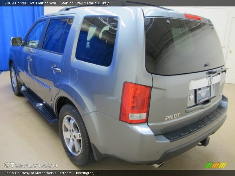 Sterling Gray Metallic / Gray 2009 Honda Pilot Touring 4WD