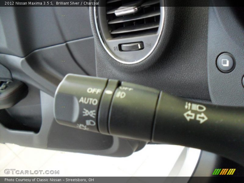 Brilliant Silver / Charcoal 2012 Nissan Maxima 3.5 S