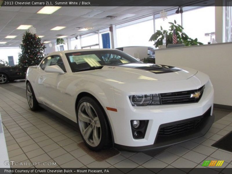 Summit White / Black 2013 Chevrolet Camaro ZL1